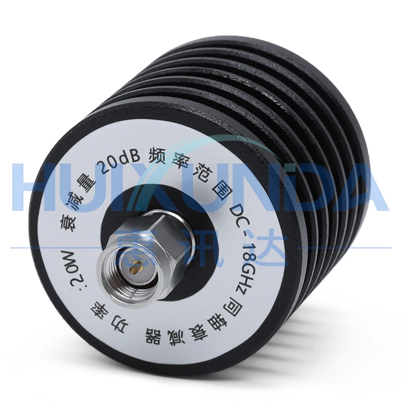 20W-SMA-JK-20dB-18G SMA rotation mother 20W18G fixed attenuator 20dB SMA-JK-18G