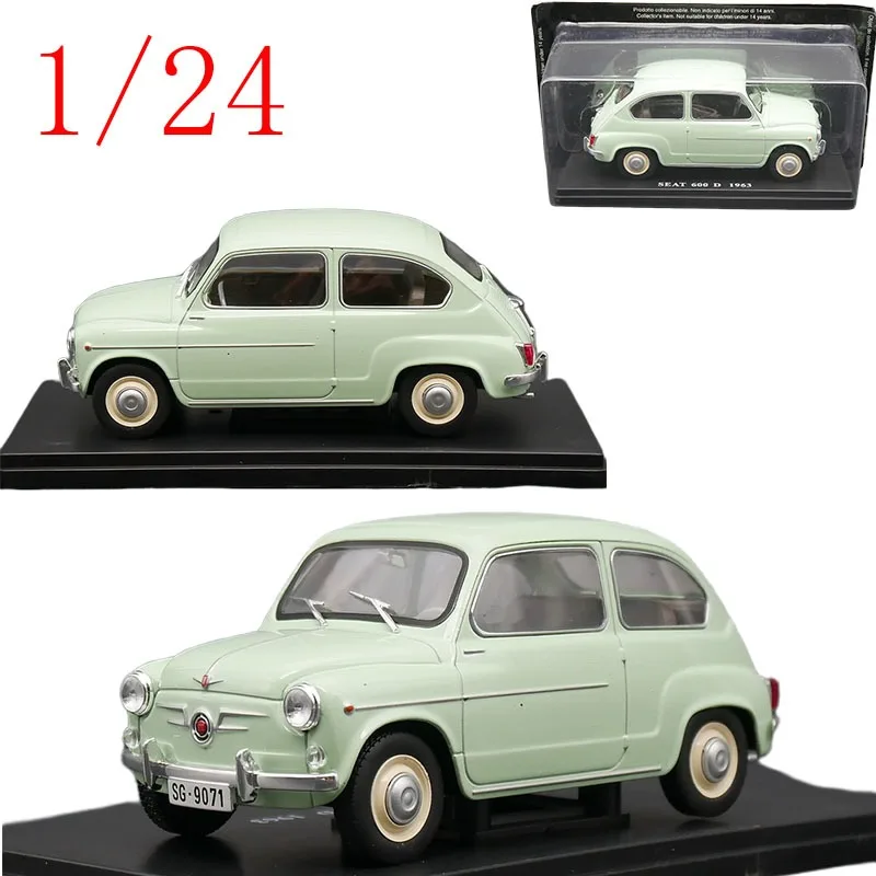 

Ixo Diecast 1/24 Scale 1963 Fiat 600D Classic Car Alloy Car Model Toys for Boys Gift Diecasts & Toy Vehicles