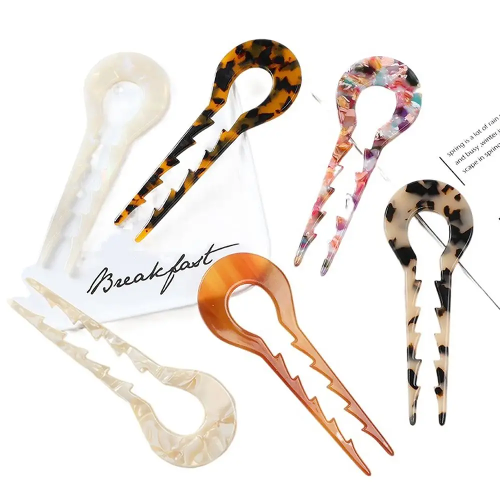 

Style Elegant Geometric For Women For Girls Hair Clip Headwear Disk Hair Hair Accessories Hair Stick Hair Fork U Shaped Hairpin