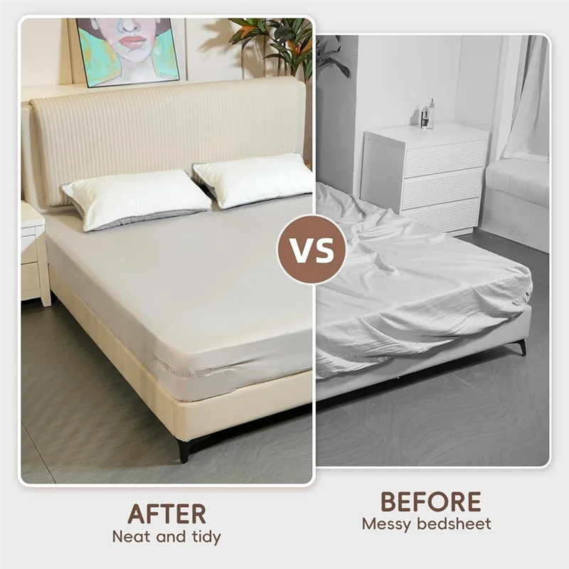 

4 Pack Lock Sheet Holders, Bed Sheet Holder, Secure Bed Sheets Firmly In Place, Heavy Duty Panel Holder