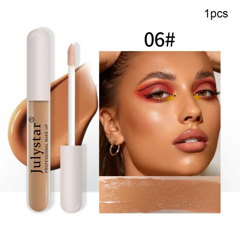 6 colori correttore ad alta copertura idratante fondotinta per il controllo dell'olio pori invisibili occhiaie lentiggine viso contorno trucco