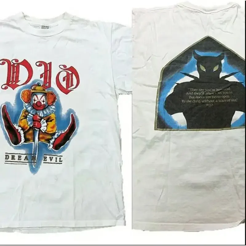Vintage 1987 Dio Dream Evil Tour T Shirt Size S 5Xl
