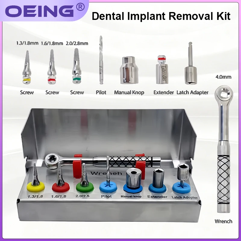 

1Set Dental Implant Bone Expander Removal Tool, Damaged Retainer Removal Tool, Dental Implant Screwdriver Set