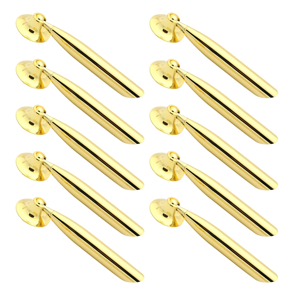 

10 Pcs Pen Stand Metal Holder Pencil Display Bracket for Desk Unique Single Pen Display Functional Storage Glossy Finish