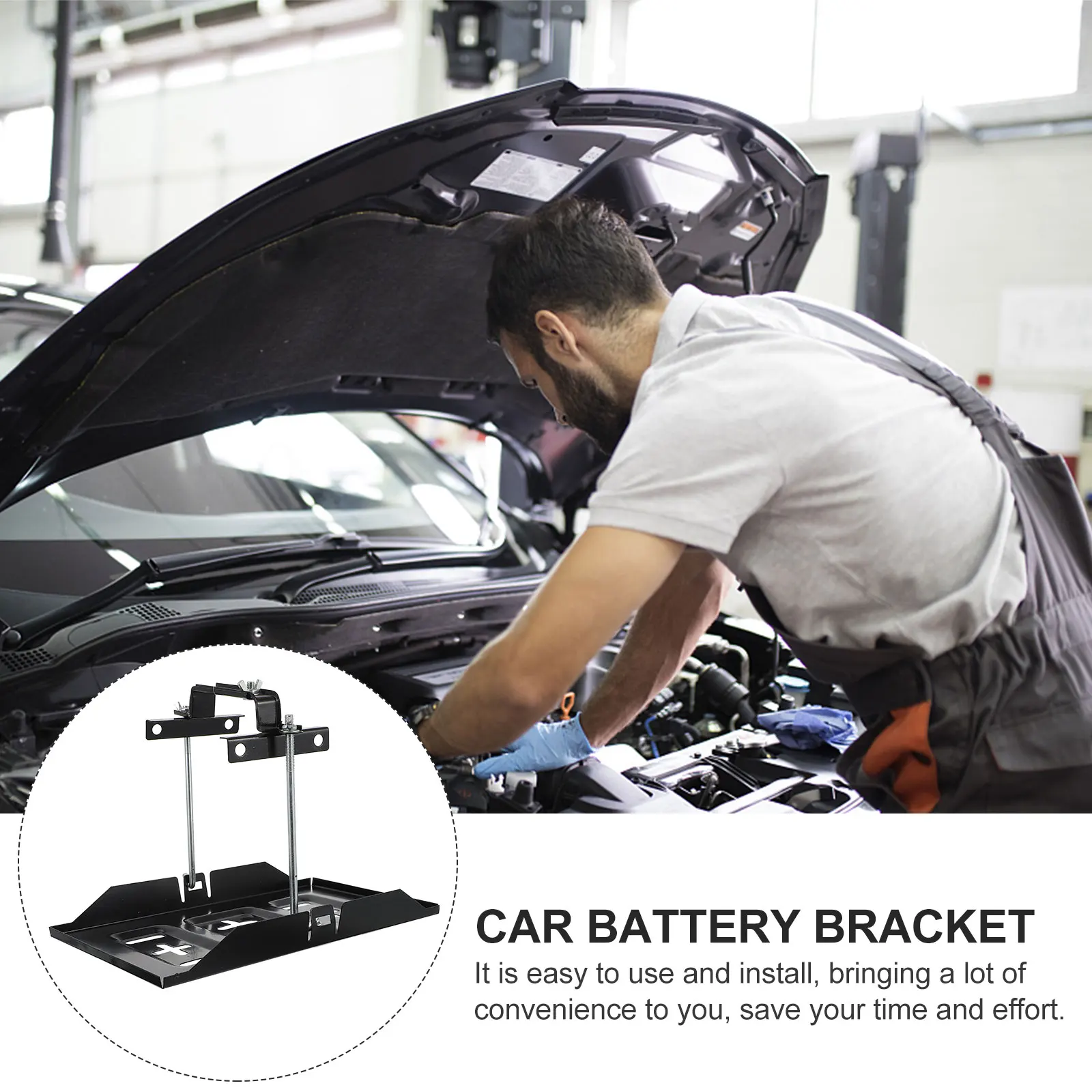 

1 set 1 Set Car Bracket Durable Fixing Supporter Truck Holder Corrosion Resistant Storage Rack Auto Bracket