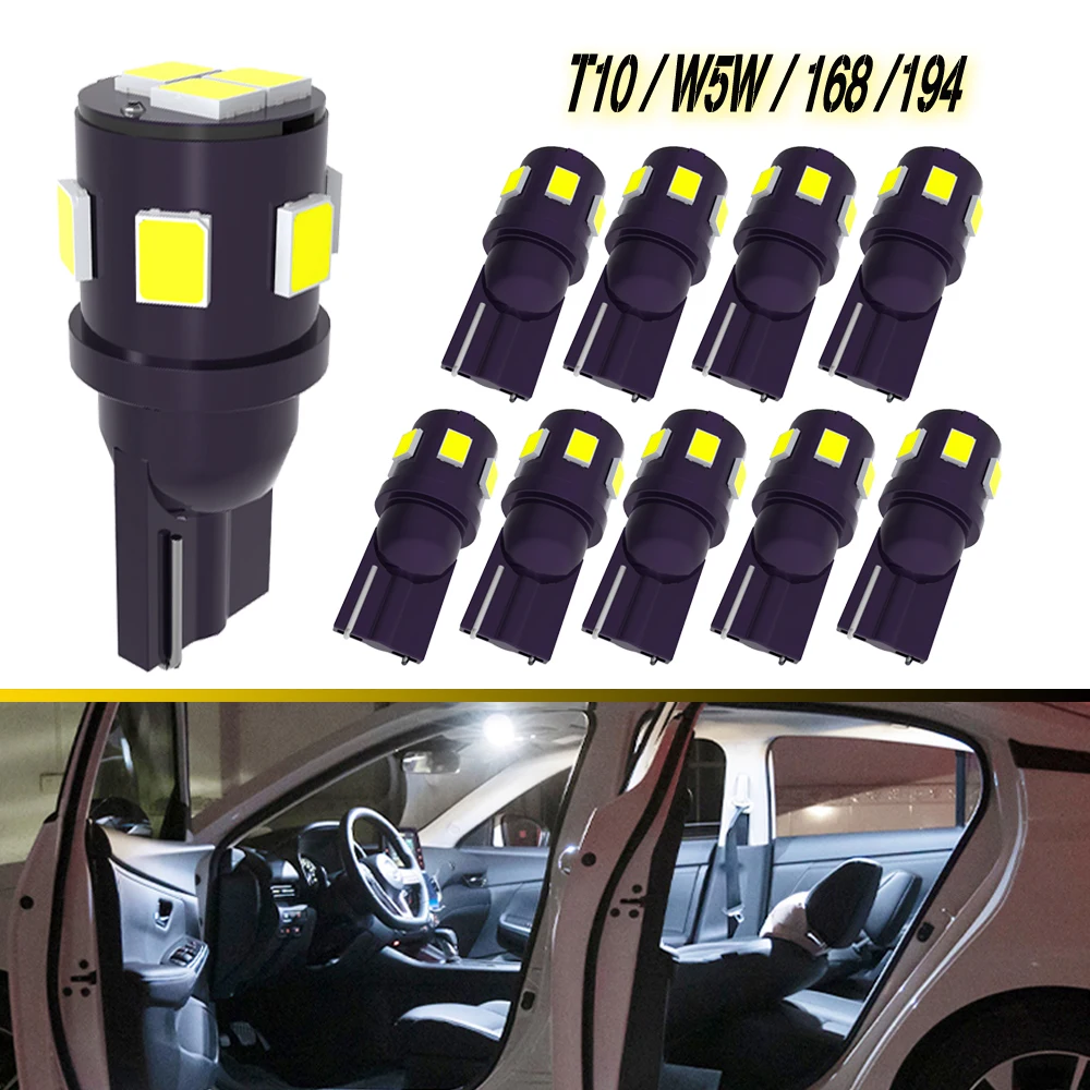 10X W5W T10 Led Can…