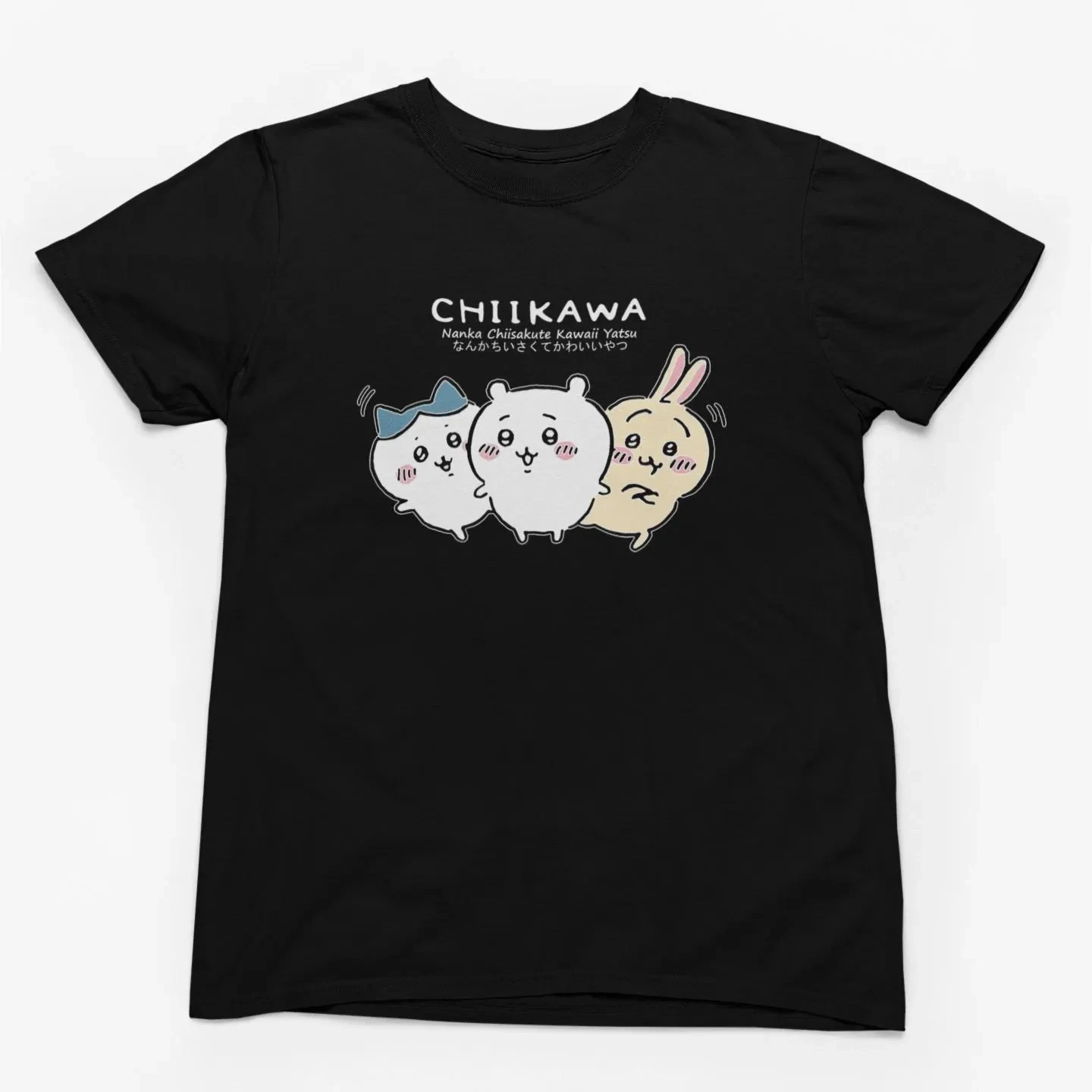Chiikawa Usagi Hachiware Interesting Daily Scene Graphic T‑Shirt, Unisex O‑Neck Short Sleeve Summer Casual Wear For kid Adults