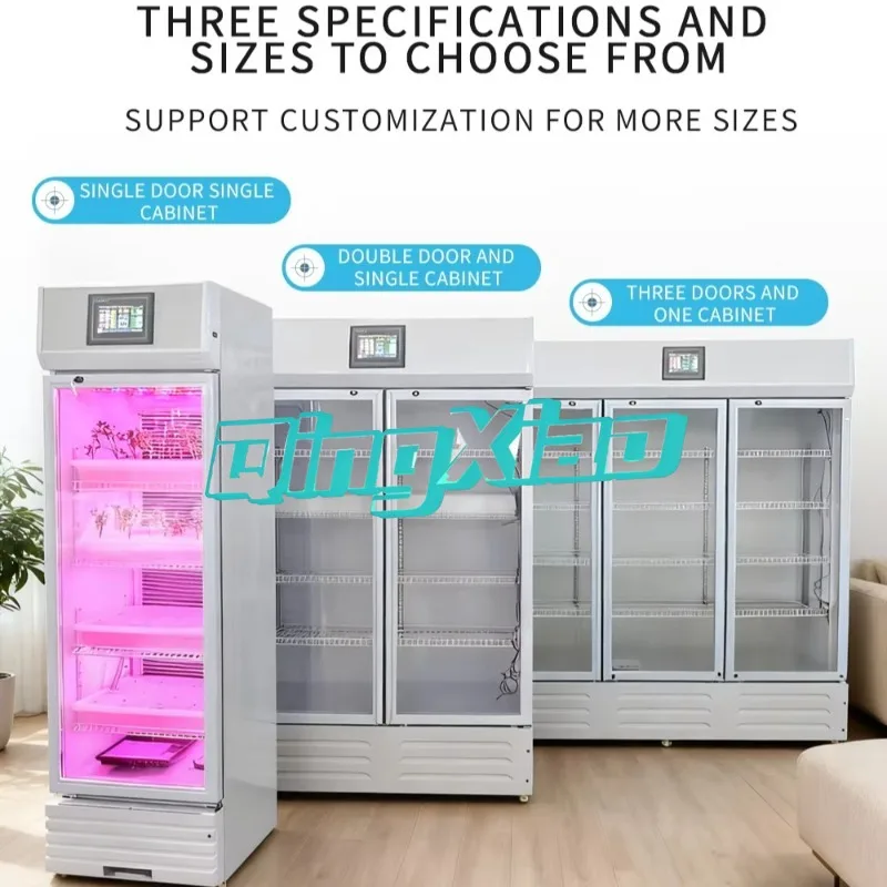Student Practical Multi Layer Planting Cabinet With LED Grow Light For Campus Science Museum Soilless Cultivation Research