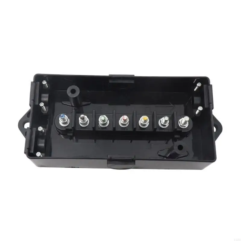 

D5BE 7 Pole Cord Connection Box Electrical Trailer Junction Box Harness Junction Box