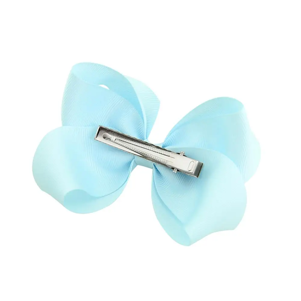 1 Stuk Effen Grosgrain Lint Haarstrikken Met Clip Voor Schattige Meisjes Handgemaakte Haarclips Haarspelden Haarspelden Kids Haaraccessoires