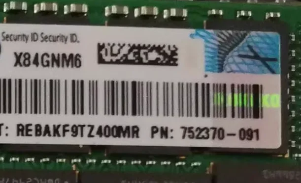

For HP 32GB 728629-B21 774175-001 752370-091 DDR4 ECC RAM PC4-2133P-R REG