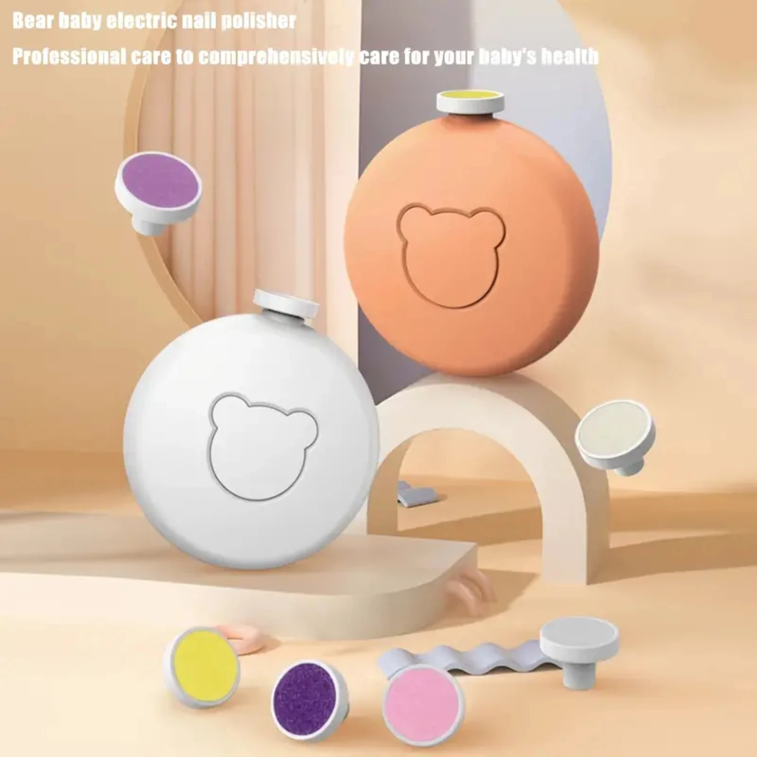 

Convenient and Safe Specialized Newborn and Toddler Electric Baby Nail Grinder Set - Perfect for Household Use, Easy and Gentle