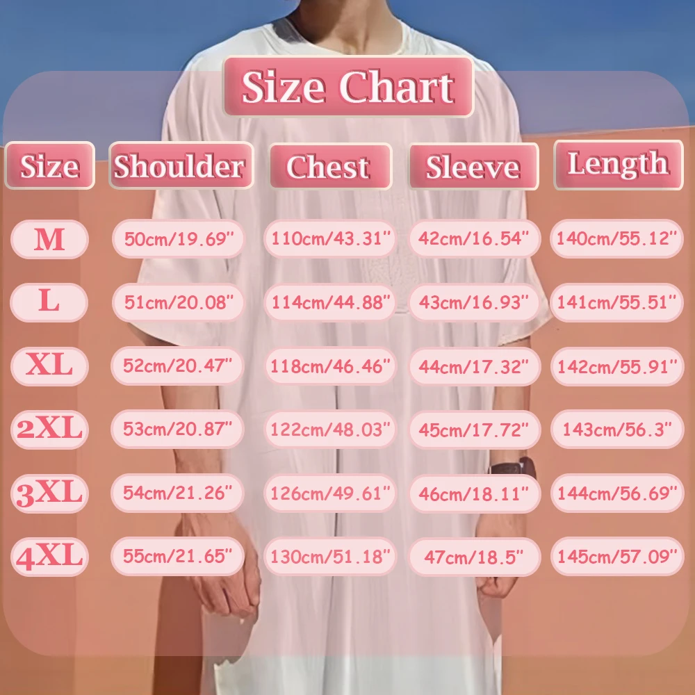 ملابس إسلامية للرجال الشرق الأوسط السعودية جوبا ثوب عباية إسلامية عباية رداء قفطان إسلامي فستان باكستان عربي #2