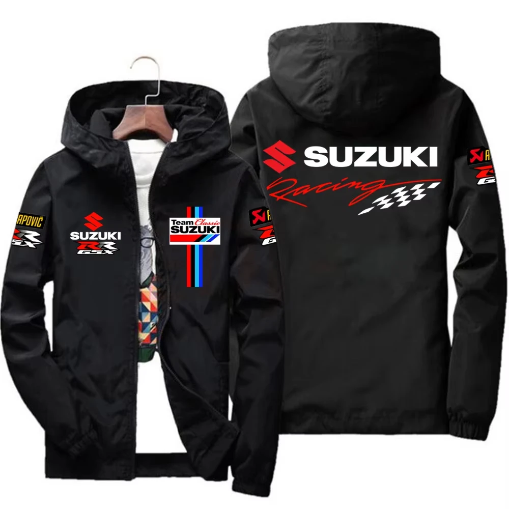 Suzuki Racing Men's Jacket Windproof Windbreaker Casual Fashion