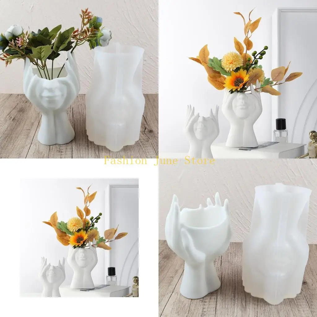 

N5ka vase wase holder plinder плесень для эпоксидной бетонной плесени смолы.