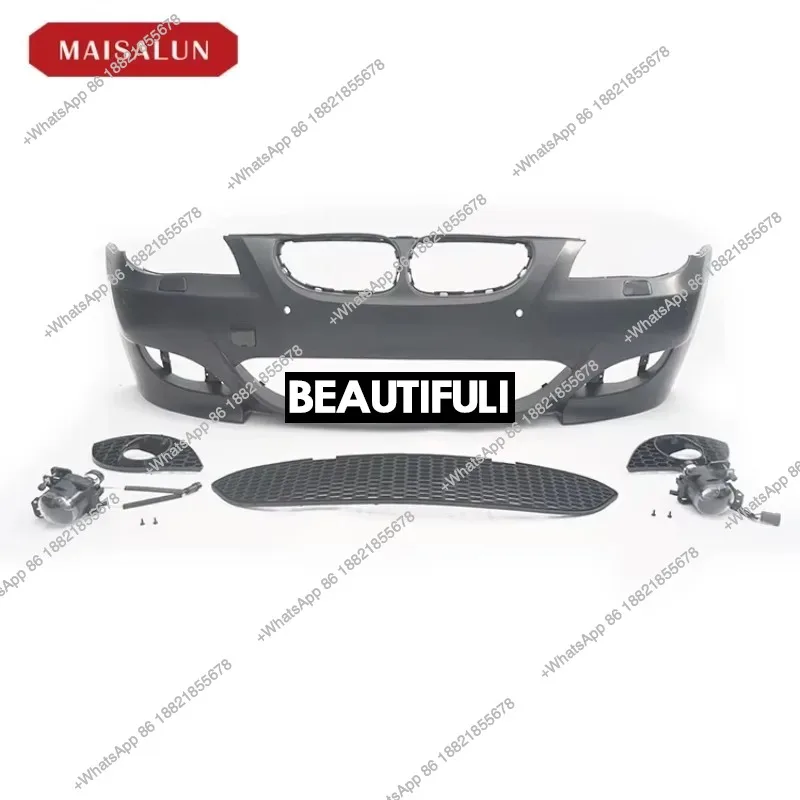ZAIQU jiuzhou Auto Hot Sales M5 Style Body Kits for 5 Series E60  Front Rear Car Bumper Side Skirts PP Material BodyKit