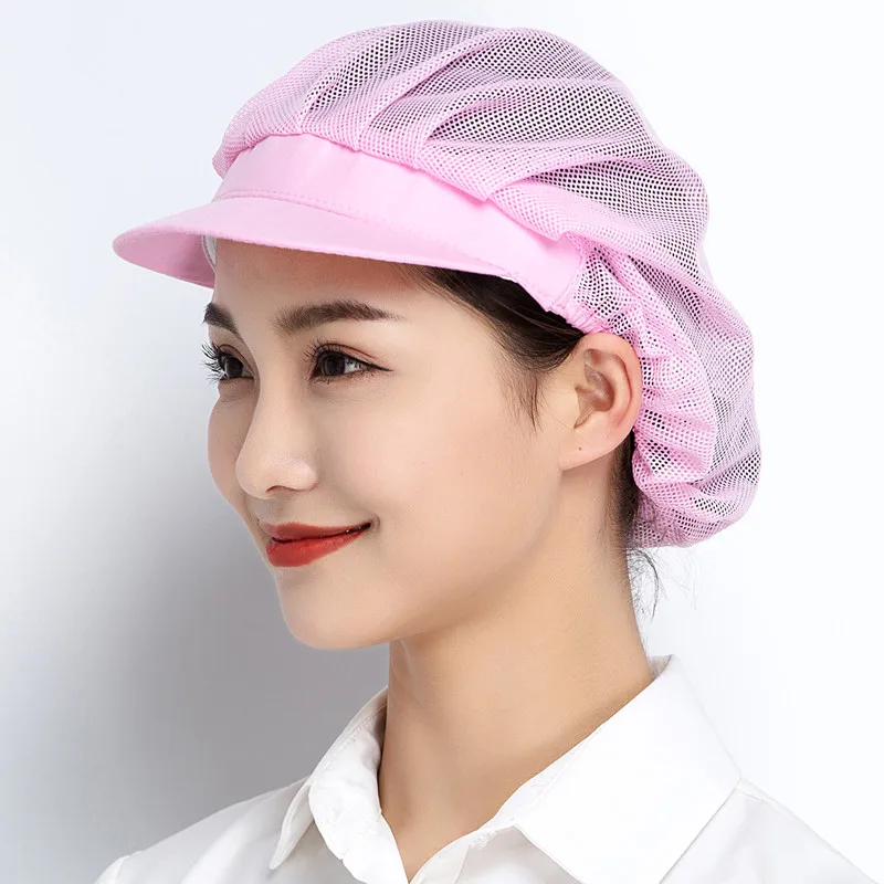 2 pezzi o 5 pezzi da cucina cappello da cucina servizio di ristorazione berretto a rete catering cappelli da lavoro elastici donna uomo cappelli per capelli cappello da officina
