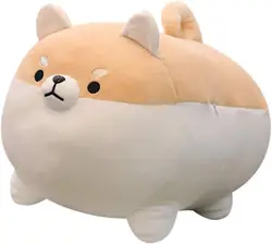 Shiba Inu Plush Stuffed Animal Corgi Plush Cute Dog Plushie Toy Anime Corgi Shiba Plush Kawaii Plushies Dog Soft Pillow,