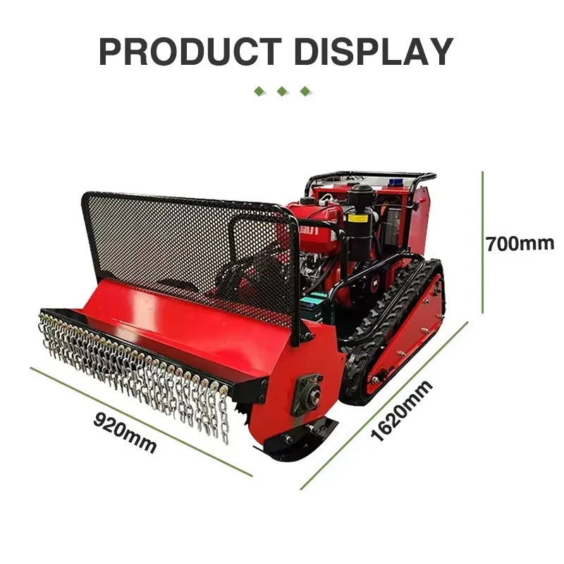 Industrial Grade Remote-Controlled Excavator Lawn Mower Engine Flail Mower Forestry Mulcher for Farm Machines
