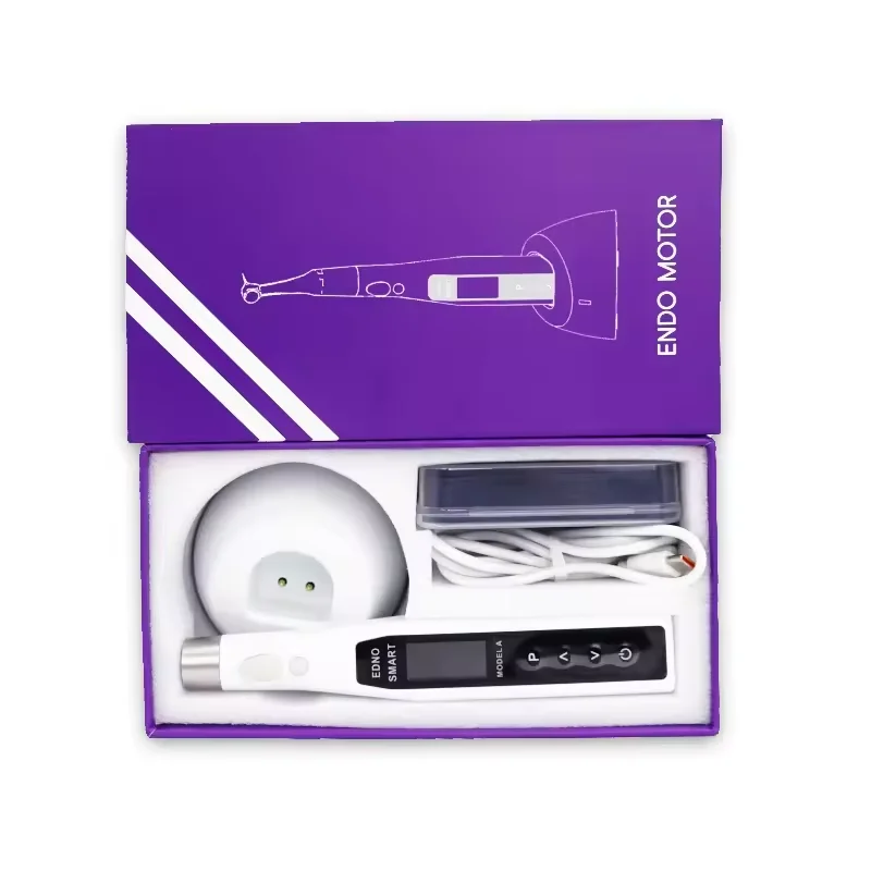 Dental Wireless Rotary Endo Motor Contra Angle with LED Apex Locator Root Canal Treatment