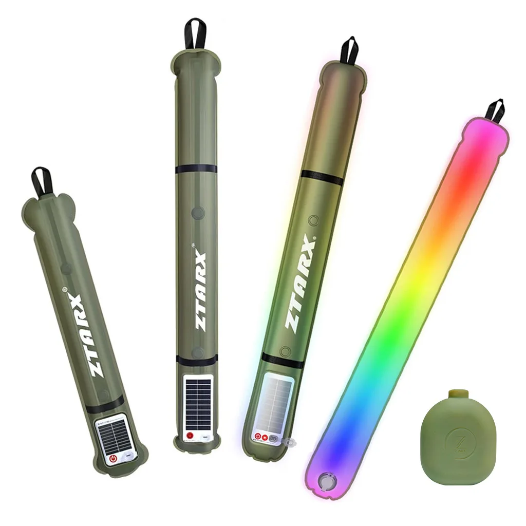 

New LED Light Inflatable Foldable Portable Travel Multi-color Selection USB Powered Dimmer LED Camping Light Outdoor Tent Lamp