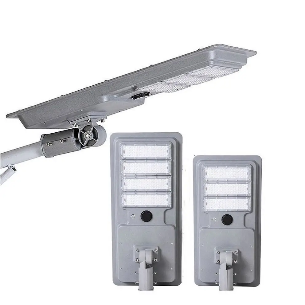 YYHCoutdoor integrated aluminum Sensor led light 50w 60w  80w 100w all in one solar street light camera