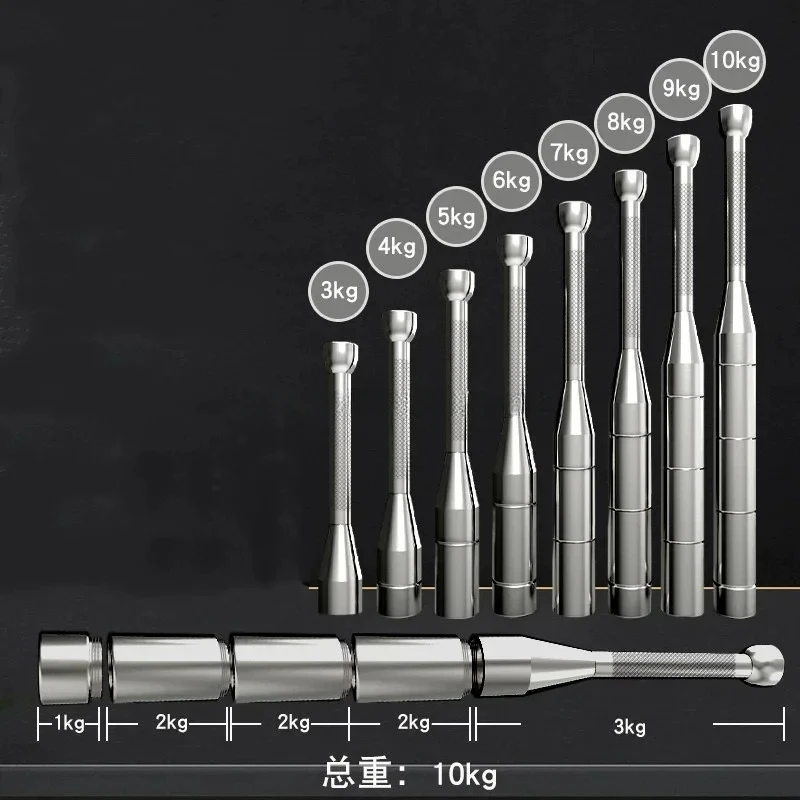 Campana per martello solido da 3-10 kg Fitness Campana per mazzuolo regolabile in acciaio puro per uso domestico Wrestling professionale.
