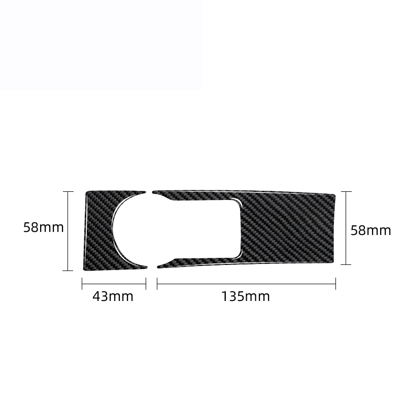 For Chevrolet Sonic 2012 2013 2014 2015 2016 Carbon Fiber / PVC Car Interior Soft Trim Headlight Control Panel Sticker Cover