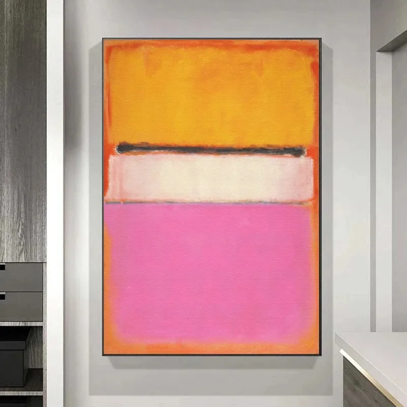 Mark Rothko Abstract Abstract Canvas Oil Painting Print Unframed Spray Frameless Hologram Living Room Home Decor Art