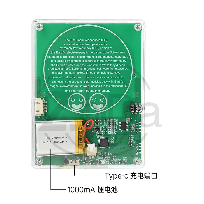 

FG300 Portable Schumann Wave Generator, 0.001Hz-200KHz 1.8" TFT Display, Multiple Waveforms, 5V Power Supply