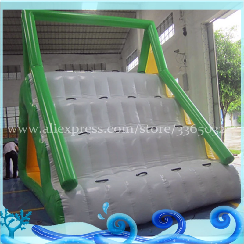 Commercial Inflatable Water Park Equipment Sea Yacht Inflatable Water Floating Pool Air Mattress Slides