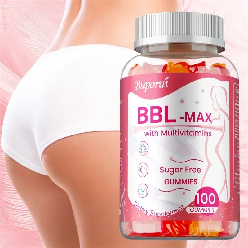 Gomitas BBL-MAX - Ayudan a levantar y mantener la forma del cuerpo, levantan y reafirman, dan forma a los glúteos