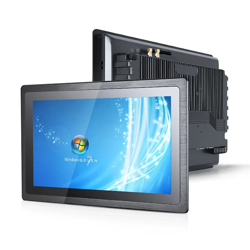 10.4 15 15.6 21.5 Inch Industrial Touch Screen Panel PC IP65 Waterproof Core I3/i5/i7 2GB RAM 16GB Memory Card Stock Aluminum