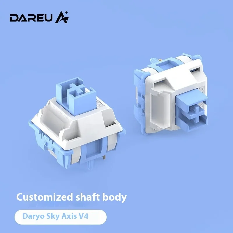 

Клавиатура Dareu Sky Shaft V4, персонализированные фотопереключатели, аксессуары, поперечные валы, горячие валы для самостоятельной замены