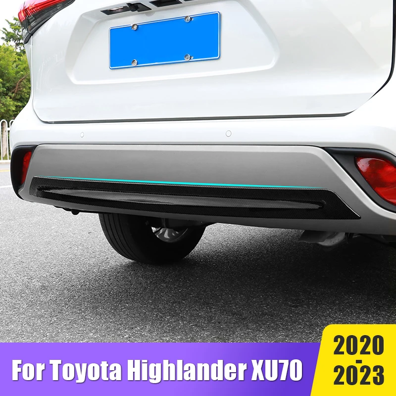 

Car Rear Tailgate Trunk Cover Trim Frame Sticker Decoration Accessories For Toyota Highlander XU70 Kluger 2020 2021 2022 2023