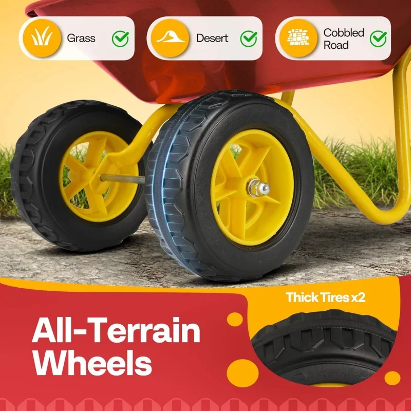 Kids Wheelbarrow Children Gard - Kids Indoor Outdoor Cart recension och pris