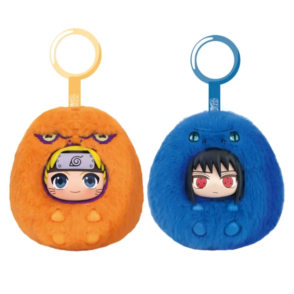 

Eaki Naruto Blind Box Cute Dudu Doll Keychain Pendant Anime Character Uzumaki Naruto Collection Surprised Toys Desktop Ornament
