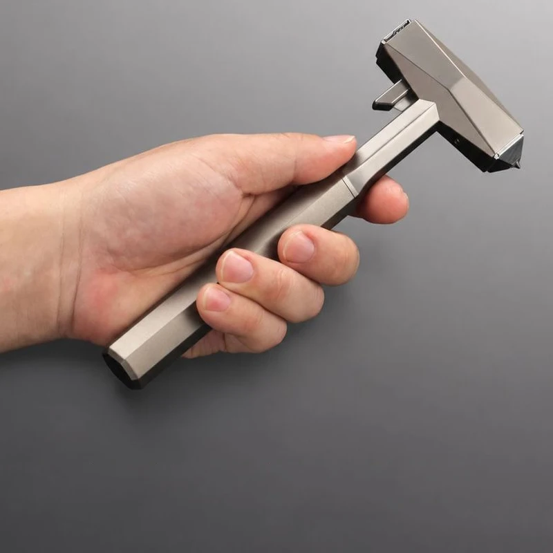 Outdoor Portable EDC Creative Multifunctional Safety Hammer Car Emergency Window Breaking Tool