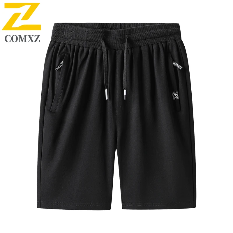 

Men's Casual Pants Made Pure Cotton Skin Friendly Breathable Elastic Loose Fit Sports Shorts Elastic Waist Running Fitness Short