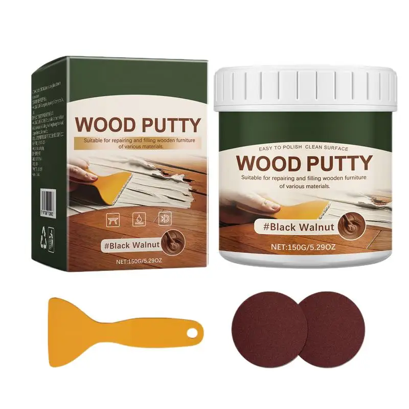 Wood Filler 150g Long-Lasting Wood Repair Putty Wood Furniture Repair Kit Touch Up Wood Putty Wood Caulking Filler For Repairing