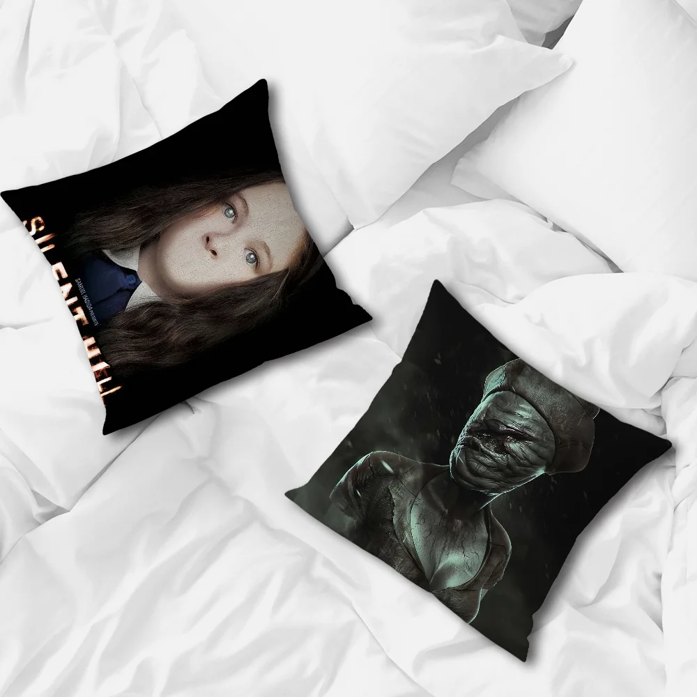 فيلم رعب غطاء وسادة تل صامت طباعة ديكور غرفة المنزل أريكة المعيشة مكتب مقهى سيارة الشمال البساطة غطاء #4