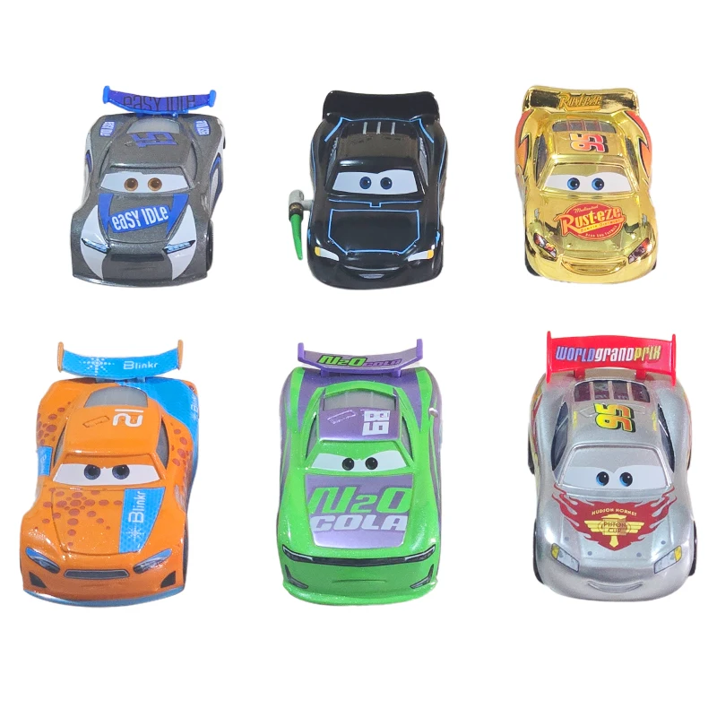 Disney Pixar Cars 3 2 1 Toy Lightning Mcqueen Collection Car Mater Sally Fillmore Doc Hudson Ramone Flo Lizzie sarge Guido Luigi