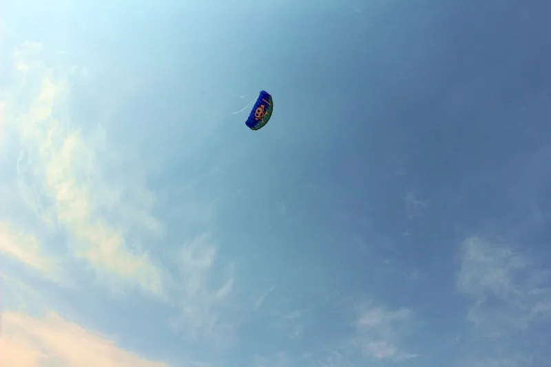 Cerf-volant de plage à double ligne pour débutant, accessoire de sport, de plein air, amusant