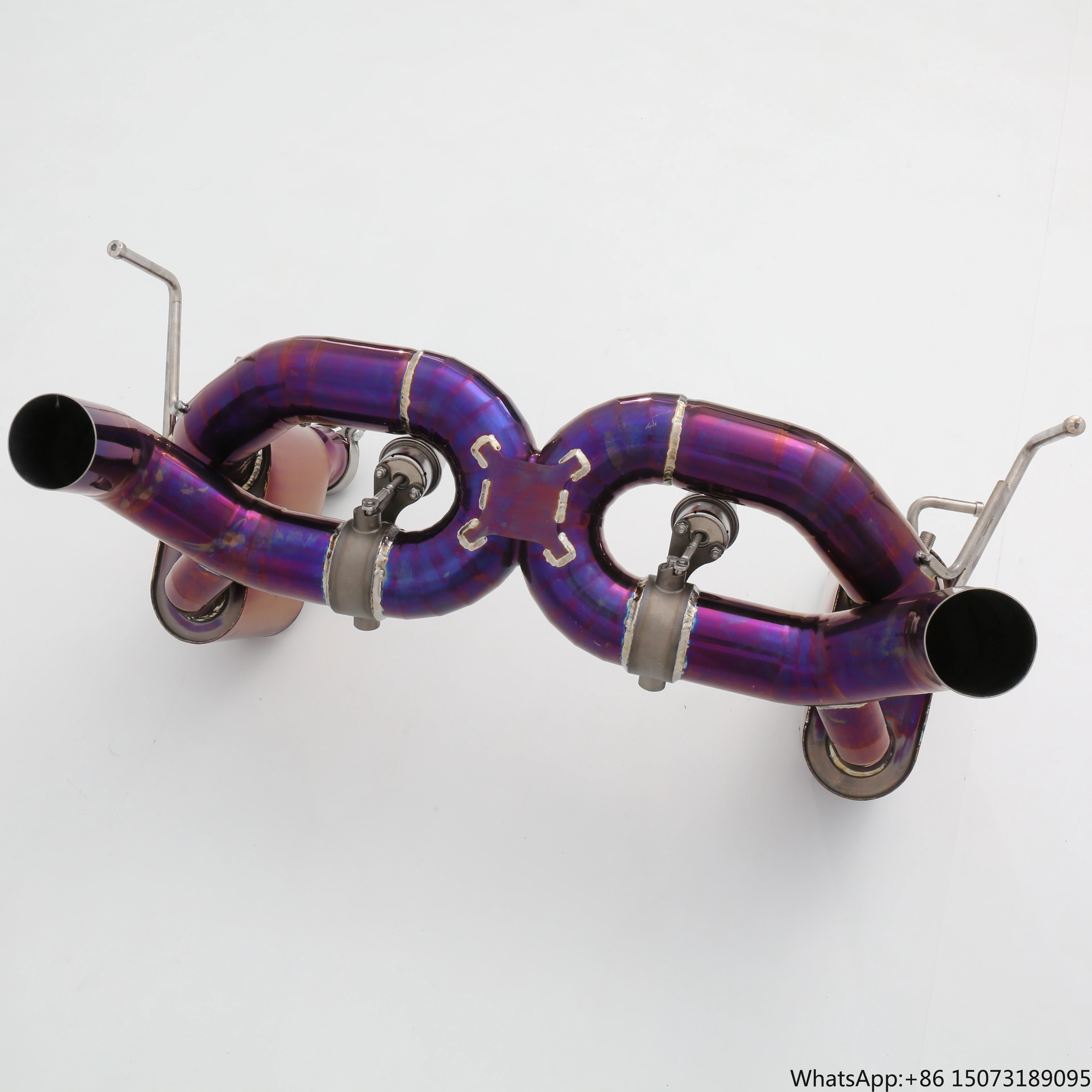 

Custom Designed 304 Stainless Steel/Titanium Valved Exhaust System Perfect Fit for F8 3.9T V8