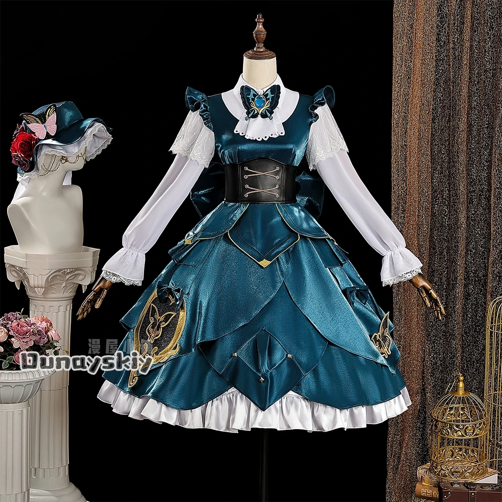 Giardiniere Identity V ‌   Costume cosplay Emma Woods Uniforme da donna Dolce principessa con maniche a sbuffo Y2k Lolita Dress Halloween Party Outfit