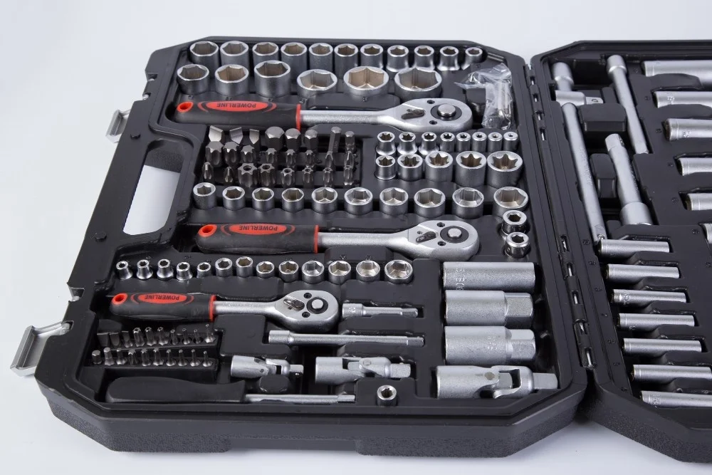 171pcs Car Auto Repair Socket Sets Hand Tool Kit Carbon Steel Materials