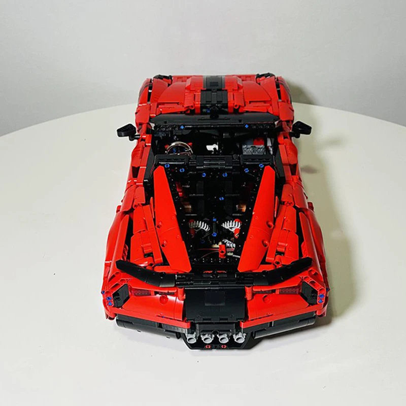 3399pcs MOC 1 8 Chevroleteed Corvette Technical Model Toys Building Blocks Construction Christmas Gifts Kids DIY Brick Idea