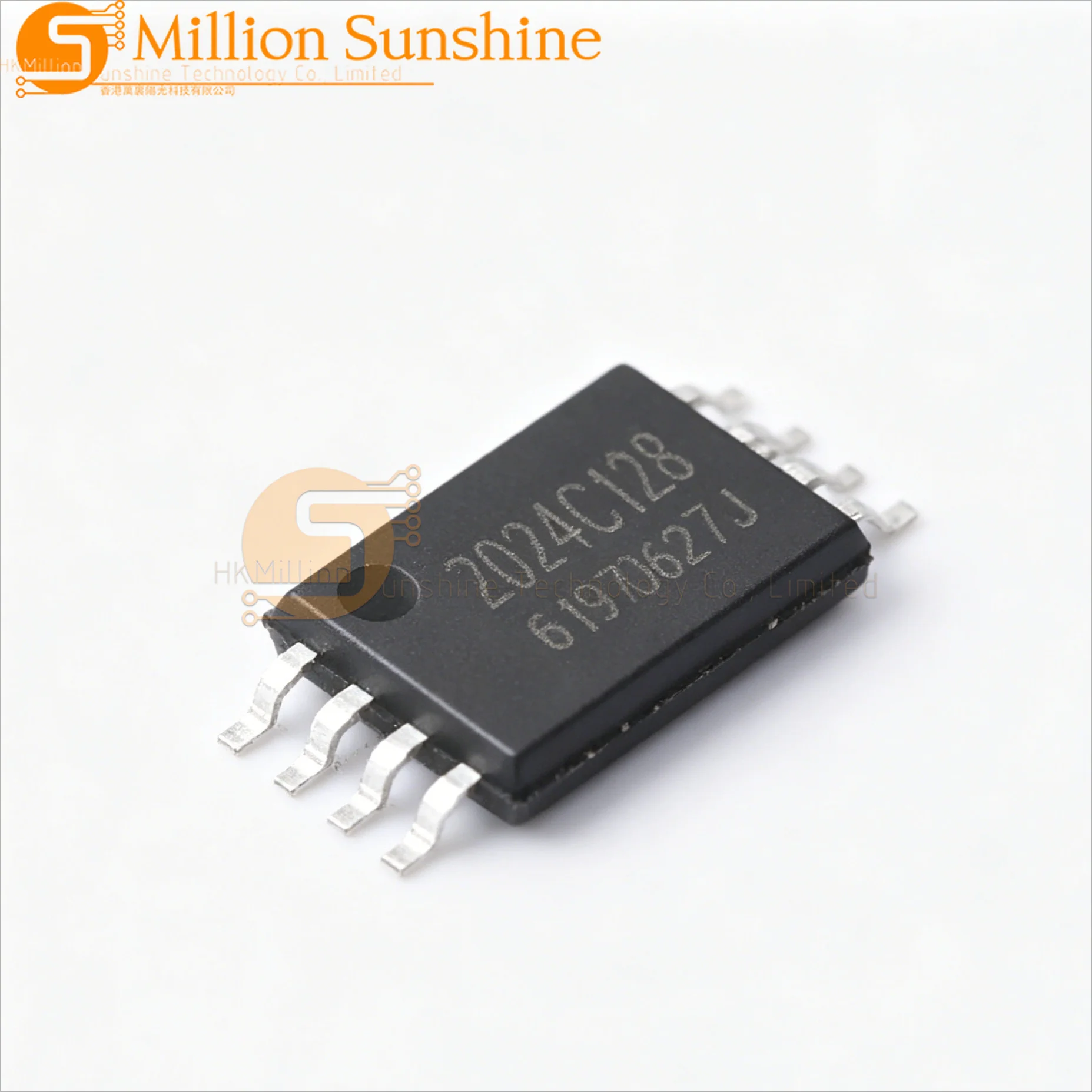 50pcs ZD24C128A-XGMB TSSOP-8 I2C 128Kbit 1MHz ZD24C128A EEPROM Memory Chip New Original
