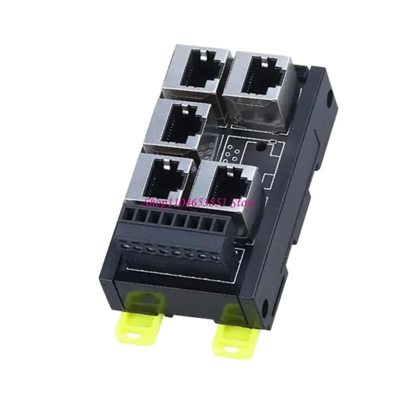 RJ45 Networking Port Terminal Block Cable to 8Pin 2/3/4/5/6 Hole Hub Switcher 