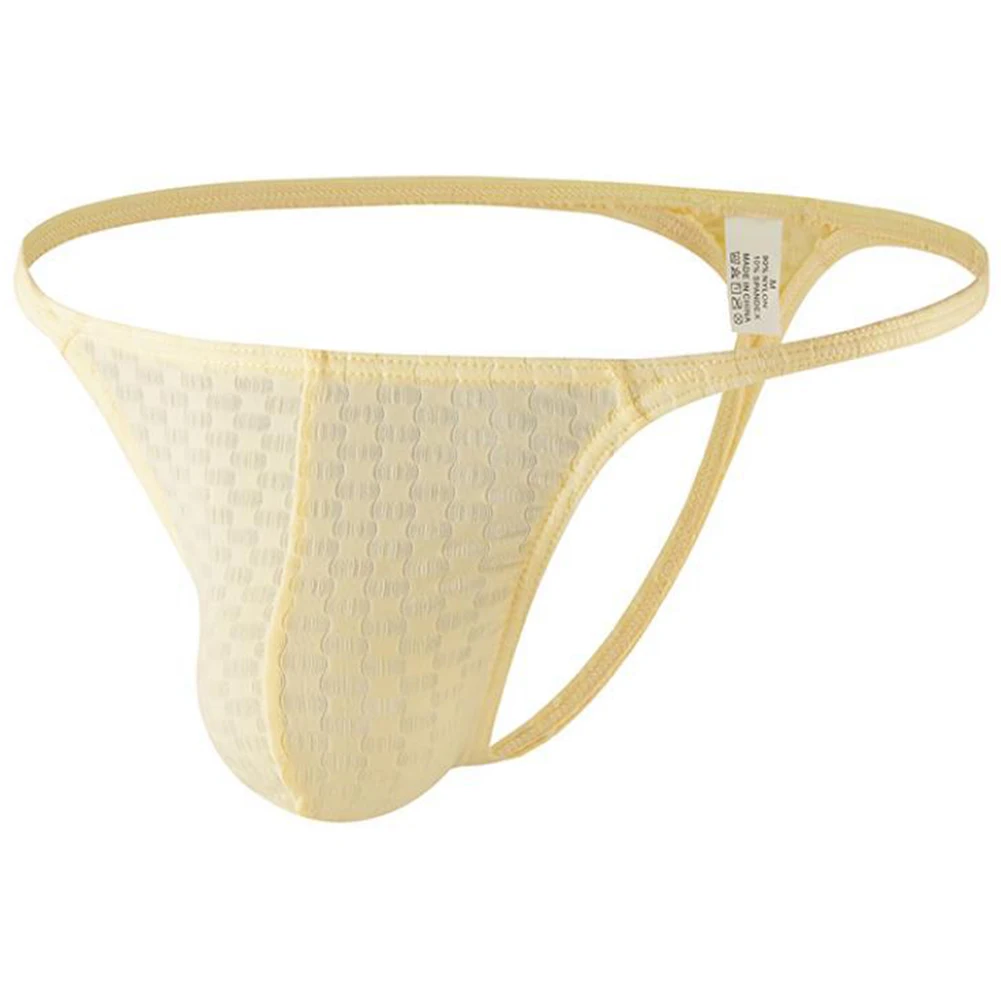 

Мужские сетчатые стринги в клетку с низкой посадкой | Мягкое сексуальное дышащее нижнее белье с Т-образной спинкой